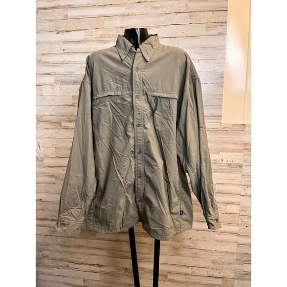 Men's Columbia Outdoor GRT Lined Shirt Large Nylon/Polyester - Picture 1 of 6